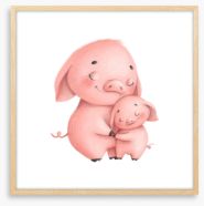 Piggy hugs