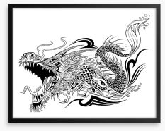 Dragons Framed Art Print 49157682