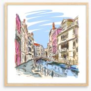 Rio Marin canal Framed Art Print 49391157