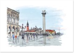 Piazza San Marco Art Print 49393192