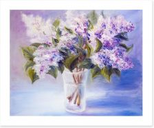 Lilacs in a vase Art Print 49607030