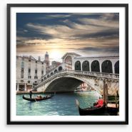 The Rialto bridge Framed Art Print 49757117