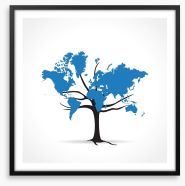 Tree of the world Framed Art Print 49875627