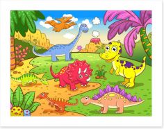 Dinosaurs Art Print 50191666