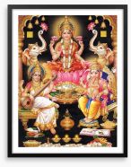 Indian goddess Maa Lakshi Framed Art Print 5022134