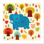 Elephants Art Print 50293990