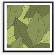 Moss leaves Framed Art Print 50300552