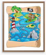 Pirates Framed Art Print 50331825