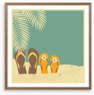 His and hers Framed Art Print 50375403
