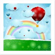 Over the rainbow Art Print 50415054