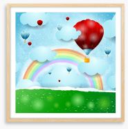 Over the rainbow Framed Art Print 50415054