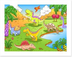 Dinosaurs Art Print 50546207