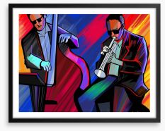 Underground jazz club Framed Art Print 50560005