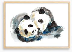 Playful panda bears Framed Art Print 50582757