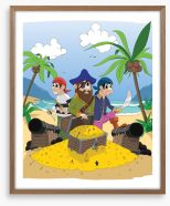 Pirates Framed Art Print 51076926