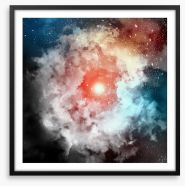 Cosmic clouds Framed Art Print 51148478