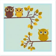 Owls Art Print 51206438