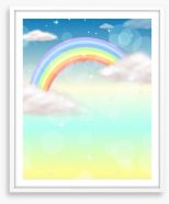 From cloud to cloud Framed Art Print 51316685