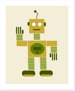 The green android Art Print 51403362