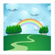 Rainbows Art Print 51436998