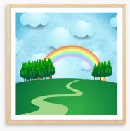 Rainbows Framed Art Print 51436998