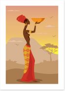 African Art Art Print 51746197