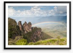Three Sisters rainbow Framed Art Print 52061248