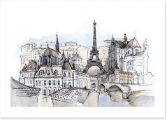 Iconic France Art Print 52241742