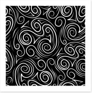 Abstract swirl Art Print 52254562