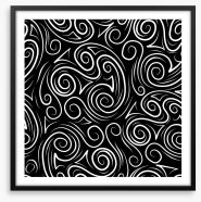 Abstract swirl Framed Art Print 52254562