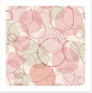 Retro rose quartz Art Print 52362949