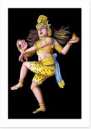Shiva - King of the dance Art Print 52668749