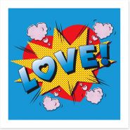 Love explosion Art Print 52679290