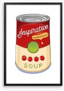 Can of tomato soup Framed Art Print 52869011