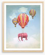 Pink elephant balloons