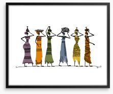 African Art Framed Art Print 53182847