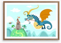 Knights and Dragons Framed Art Print 53213207