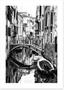 The canals of Venice Art Print 53770394