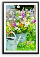 Wildflower blooms Framed Art Print 53872148