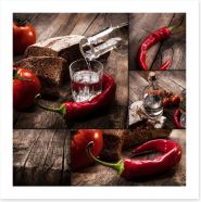 Hot chilli collage