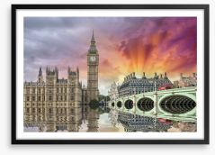 River Thames reflections Framed Art Print 54747838