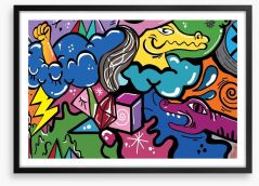 Graffiti/Urban Framed Art Print 54934156