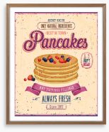 Fresh pancakes Framed Art Print 54955856