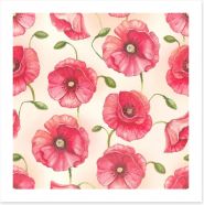Poppy flowers Art Print 55031562