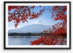 Mt. Fuji in the Autumn Framed Art Print 55179380