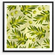 Olive branches Framed Art Print 55270676