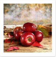 Shiny red apples Art Print 55585644