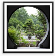 The bonsai garden Framed Art Print 55745270