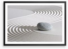 Sand swirls Framed Art Print 56995387