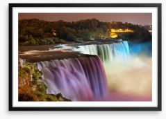 Niagara Falls twilight Framed Art Print 57672845